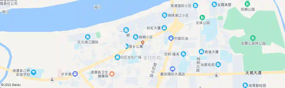 湘潭凯旋国际(五洲通)_公交站地图_湘潭公交_妙搜公交查询2025