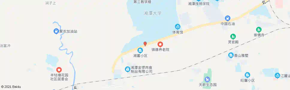 湘潭湘大南门_公交站地图_湘潭公交_妙搜公交查询2025