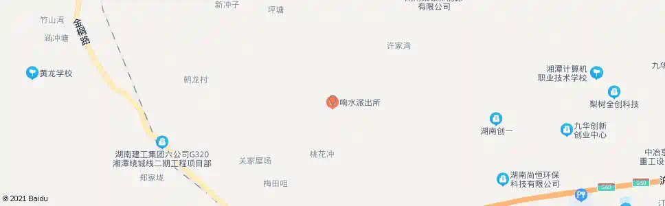 湘潭响水派出所_公交站地图_湘潭公交_妙搜公交查询2025