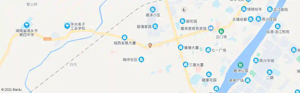 湘潭新湘汽贸_公交站地图_湘潭公交_妙搜公交查询2025