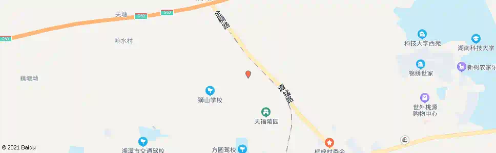 湘潭六冲塘_公交站地图_湘潭公交_妙搜公交查询2025