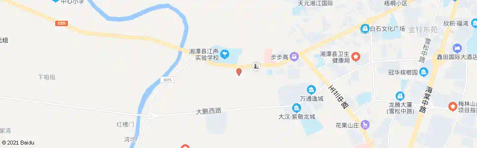 湘潭湘莲大道路口(老变电站)_公交站地图_湘潭公交_妙搜公交查询2025