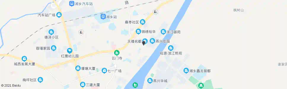湘潭天禧名都_公交站地图_湘潭公交_妙搜公交查询2025