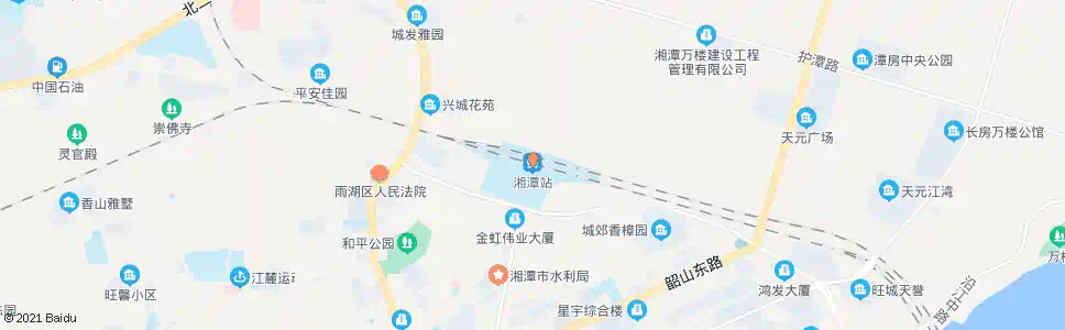 湘潭步行街_公交站地图_湘潭公交_妙搜公交查询2025