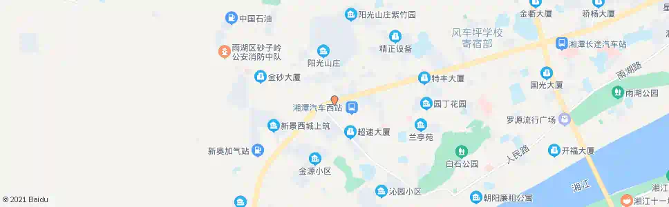 湘潭砂子岭_公交站地图_湘潭公交_妙搜公交查询2025