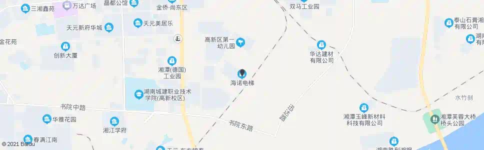 湘潭海诺电梯_公交站地图_湘潭公交_妙搜公交查询2025