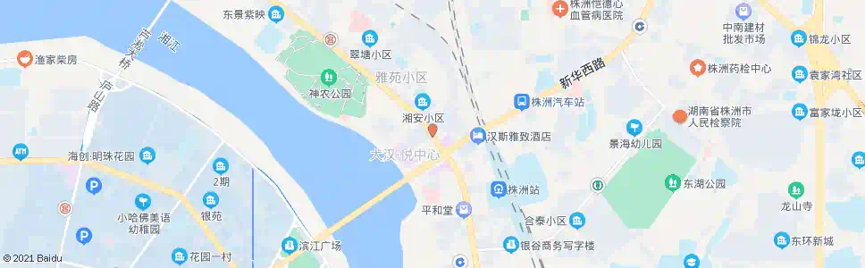 湘潭中心广场北口_公交站地图_湘潭公交_妙搜公交查询2025
