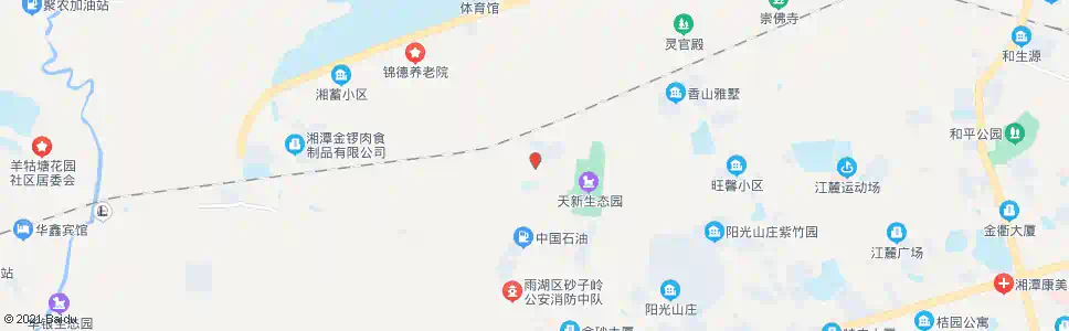 湘潭先锋村委会(交警车检二站)_公交站地图_湘潭公交_妙搜公交查询2025