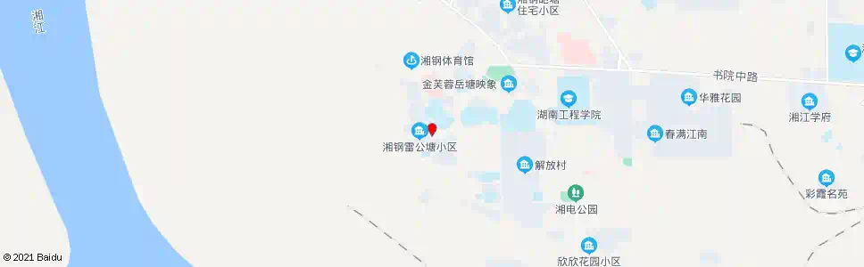 湘潭湘钢新二村_公交站地图_湘潭公交_妙搜公交查询2025