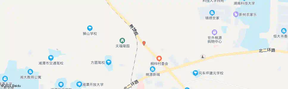 湘潭天福陵园_公交站地图_湘潭公交_妙搜公交查询2025