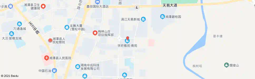 湘潭学府雅苑_公交站地图_湘潭公交_妙搜公交查询2025