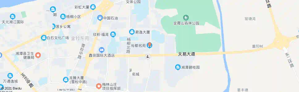 湘潭裕都名苑(金霞山一号西)_公交站地图_湘潭公交_妙搜公交查询2025