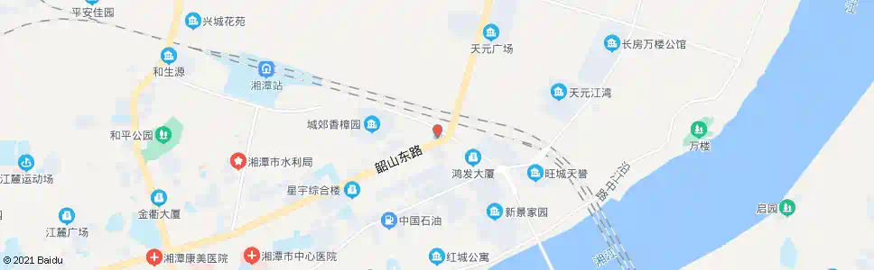 湘潭护潭广场_公交站地图_湘潭公交_妙搜公交查询2025