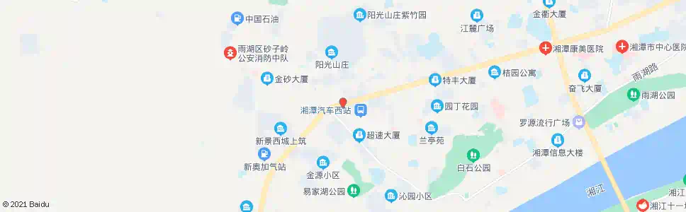 湘潭沙子岭_公交站地图_湘潭公交_妙搜公交查询2025