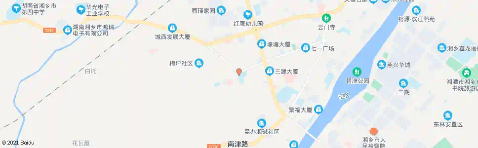 湘潭湖铁实验学校_公交站地图_湘潭公交_妙搜公交查询2025