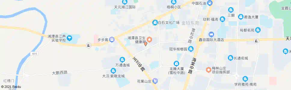 湘潭银杏路口(县司法局)_公交站地图_湘潭公交_妙搜公交查询2025