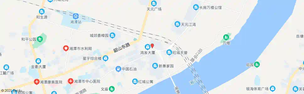 湘潭三桥南_公交站地图_湘潭公交_妙搜公交查询2025