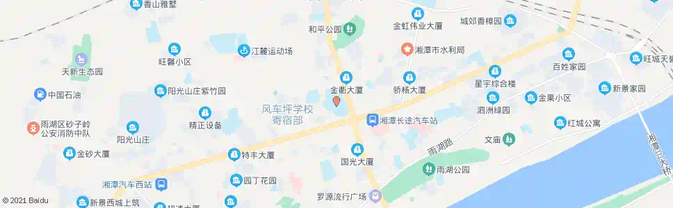 湘潭市一中_公交站地图_湘潭公交_妙搜公交查询2025