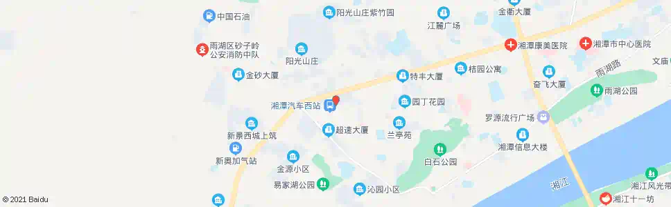 湘潭西站路口_公交站地图_湘潭公交_妙搜公交查询2025