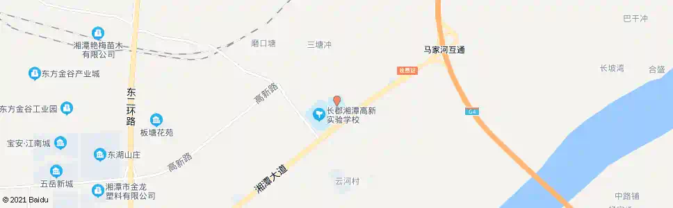 湘潭迅达大道口(双马中学)_公交站地图_湘潭公交_妙搜公交查询2025