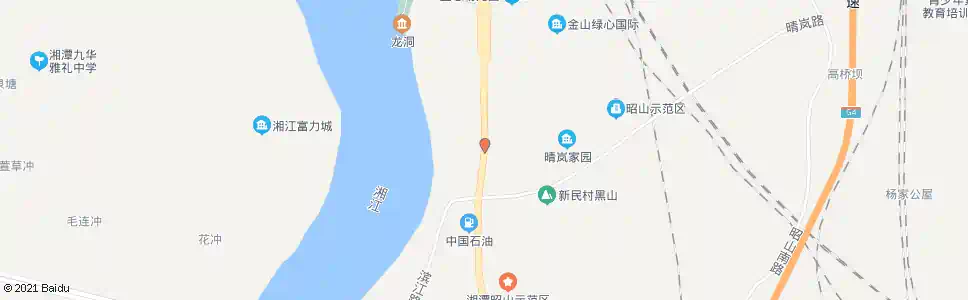 湘潭化机厂(易家湾)_公交站地图_湘潭公交_妙搜公交查询2025