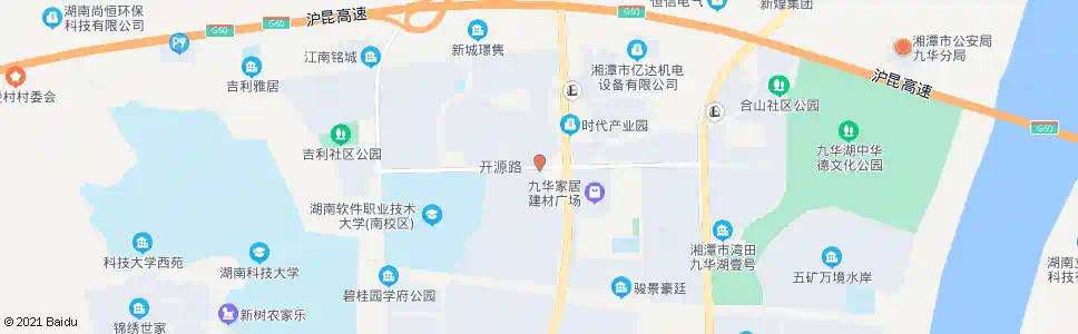 湘潭逸墅庄园_公交站地图_湘潭公交_妙搜公交查询2025