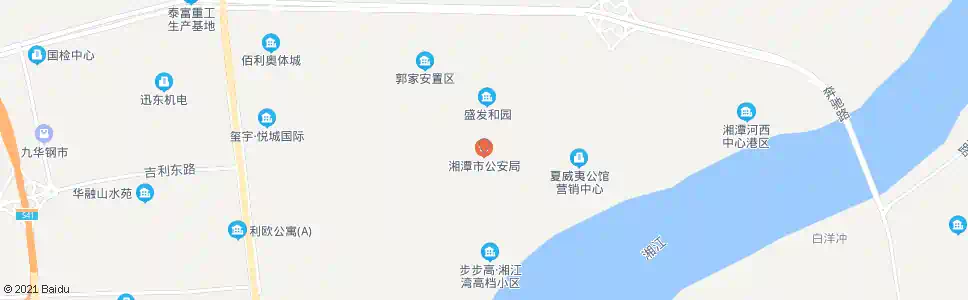 湘潭市公安局_公交站地图_湘潭公交_妙搜公交查询2025