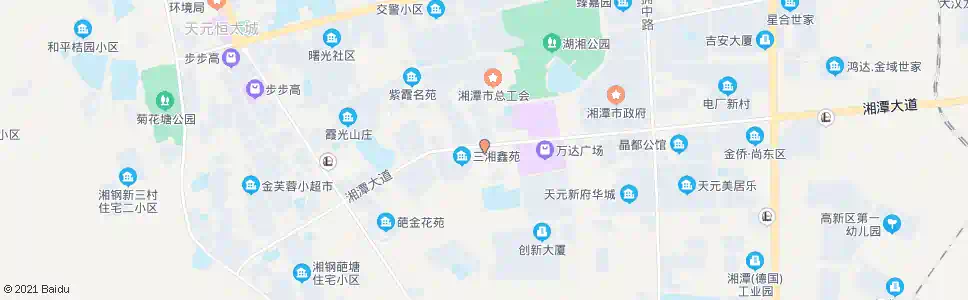 湘潭芙蓉西路(葩塘)_公交站地图_湘潭公交_妙搜公交查询2025