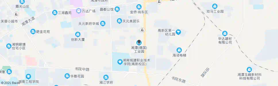 湘潭吉安路南(德国工业园)_公交站地图_湘潭公交_妙搜公交查询2025