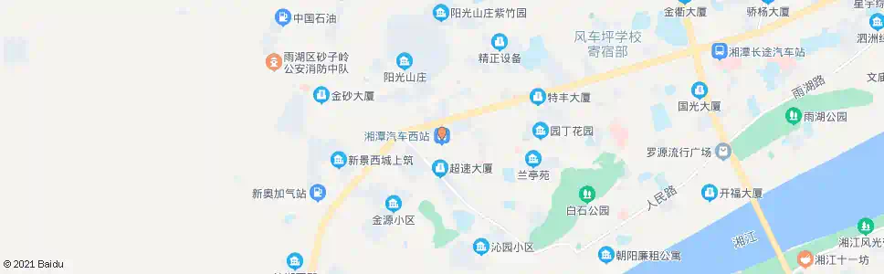 湘潭湘潭西站_公交站地图_湘潭公交_妙搜公交查询2025