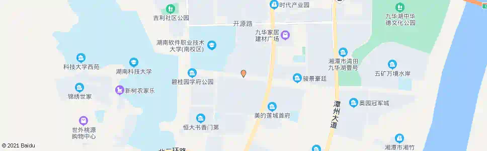 湘潭学府中路_公交站地图_湘潭公交_妙搜公交查询2025
