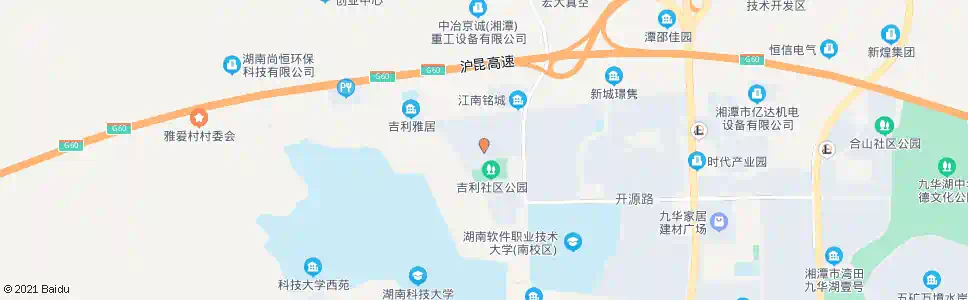 湘潭吉利社区_公交站地图_湘潭公交_妙搜公交查询2025