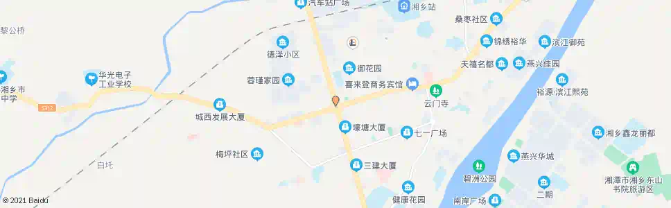 湘潭龙城广场_公交站地图_湘潭公交_妙搜公交查询2025