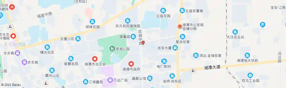 湘潭双拥(丝绸)中路_公交站地图_湘潭公交_妙搜公交查询2025