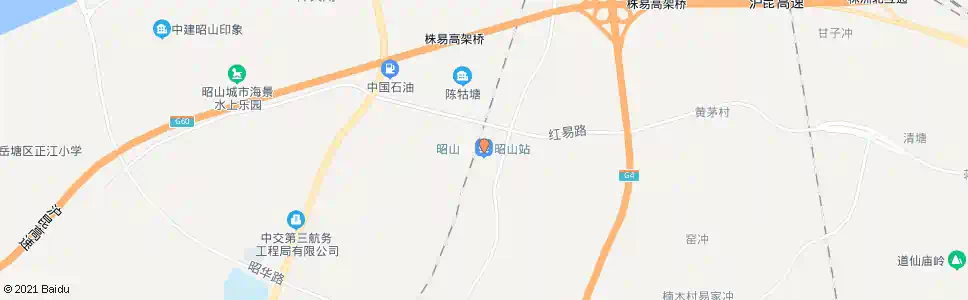 湘潭昭山_公交站地图_湘潭公交_妙搜公交查询2025