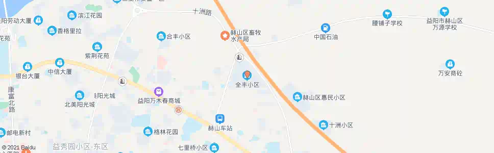 益阳全丰小区_公交站地图_益阳公交_妙搜公交查询2025