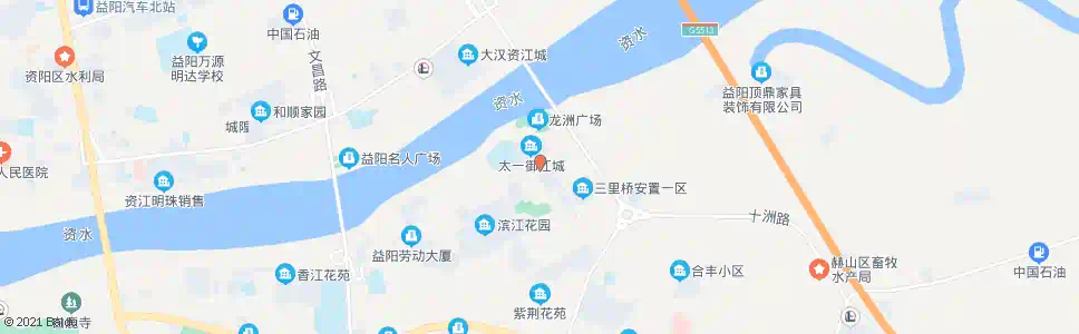 益阳团洲市场_公交站地图_益阳公交_妙搜公交查询2025