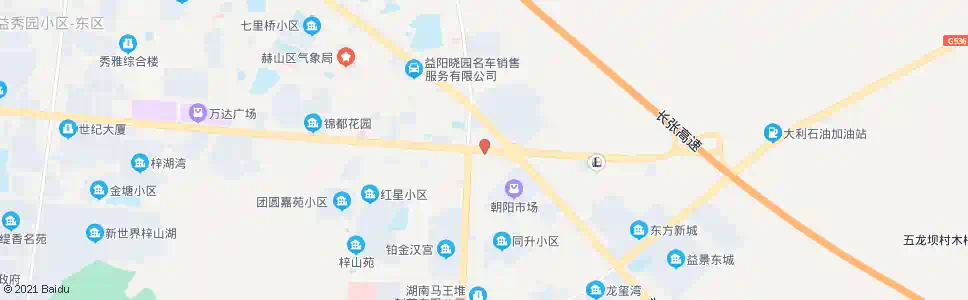 益阳朝阳东路口_公交站地图_益阳公交_妙搜公交查询2025