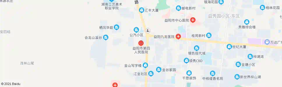 益阳市四人民医院_公交站地图_益阳公交_妙搜公交查询2025