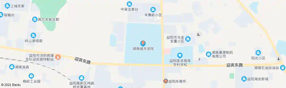 益阳城院朝阳校区后门_公交站地图_益阳公交_妙搜公交查询2025