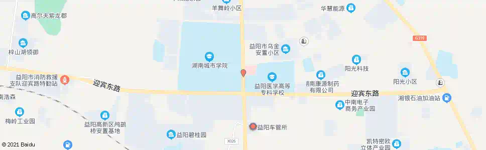 益阳益阳医专_公交站地图_益阳公交_妙搜公交查询2025