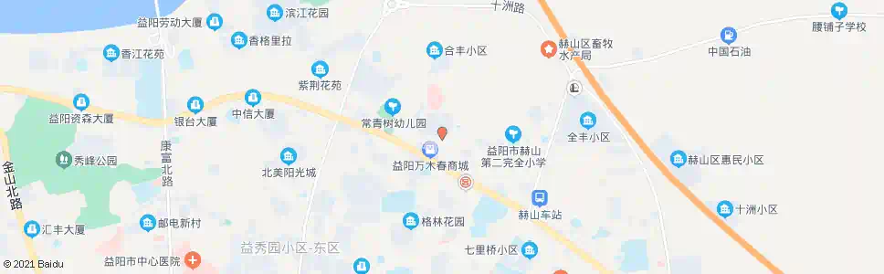 益阳团洲路口_公交站地图_益阳公交_妙搜公交查询2025