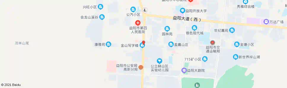 益阳朝阳西路口_公交站地图_益阳公交_妙搜公交查询2025