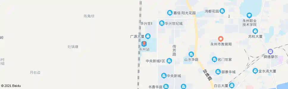 永州大坝_公交站地图_永州公交_妙搜公交查询2025