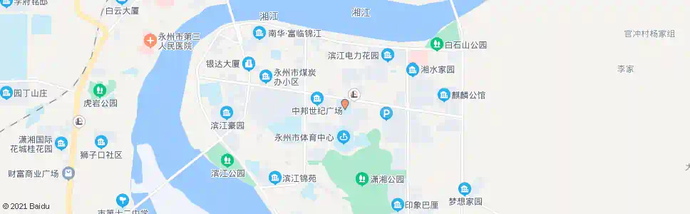 永州体育馆_公交站地图_永州公交_妙搜公交查询2025