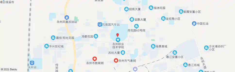 永州市职院信息工程学院新大门_公交站地图_永州公交_妙搜公交查询2025