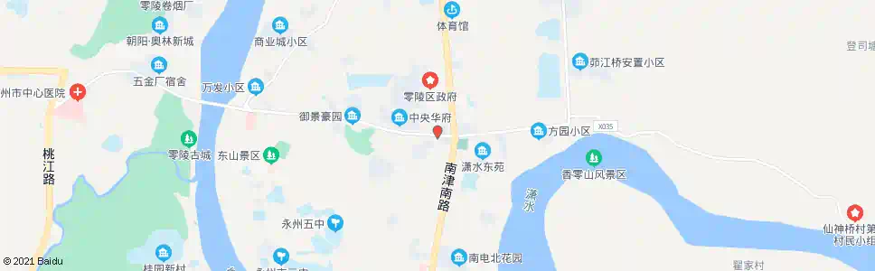 永州零区粮食局_公交站地图_永州公交_妙搜公交查询2025