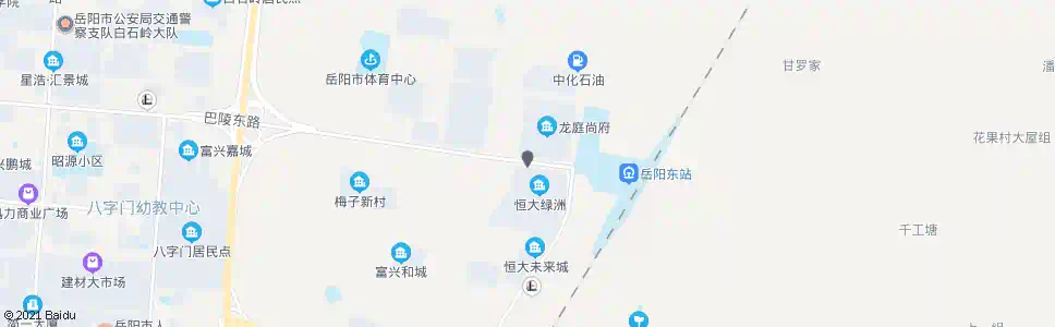 岳阳岳阳东站桥头_公交站地图_岳阳公交_妙搜公交查询2025