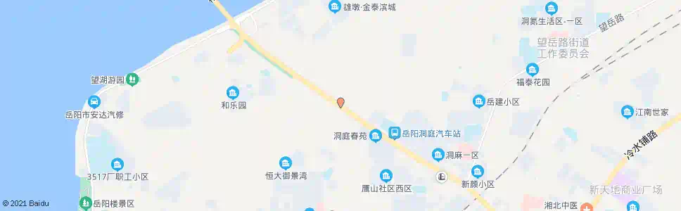 岳阳洞庭大桥东_公交站地图_岳阳公交_妙搜公交查询2025