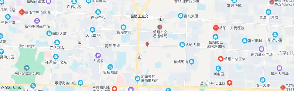 岳阳琵琶王路口_公交站地图_岳阳公交_妙搜公交查询2025